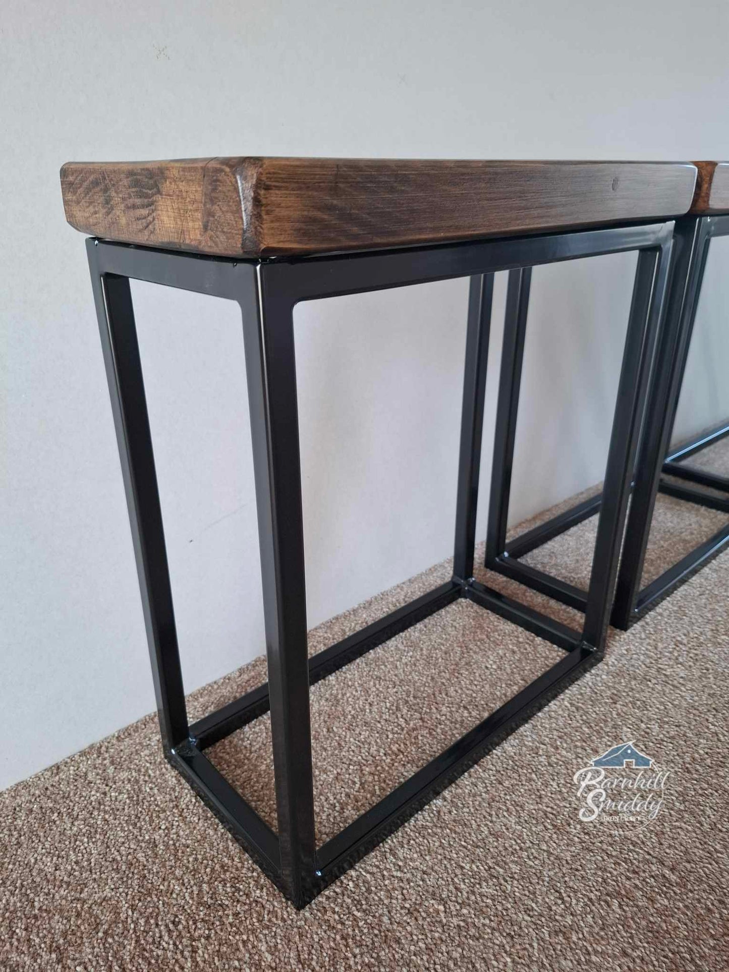 Powder Coated Black Frame - Calder Sofa Table/Side Table/Console Table