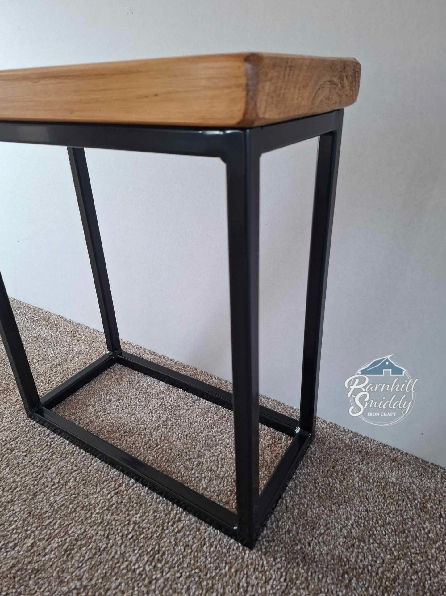 Powder Coated Black Frame - Calder Sofa Table/Side Table/Console Table