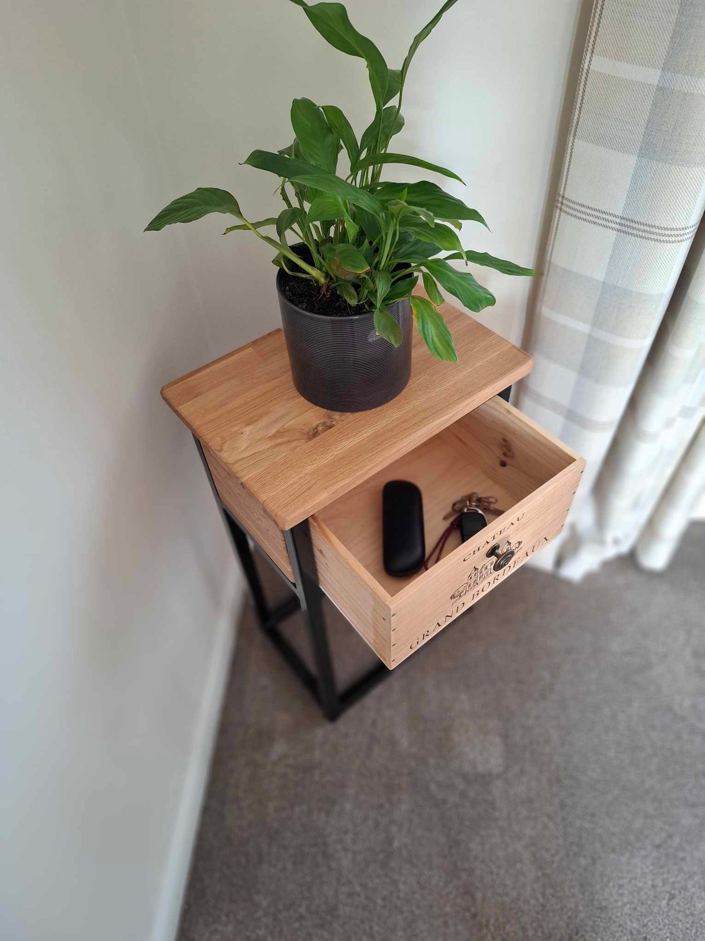 Wine Crate Console Table