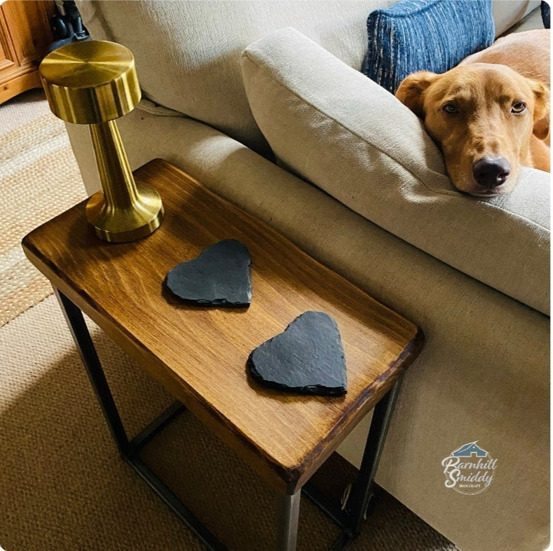 Side table that slides 2024 under couch